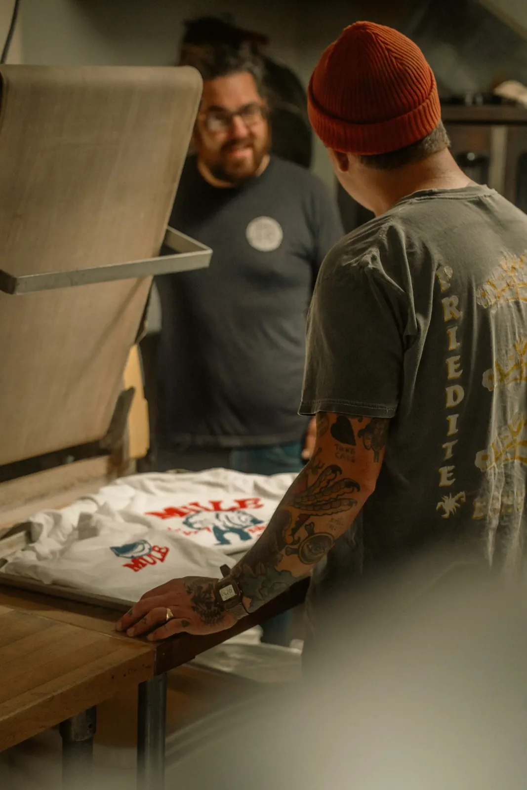Screen printing workshop