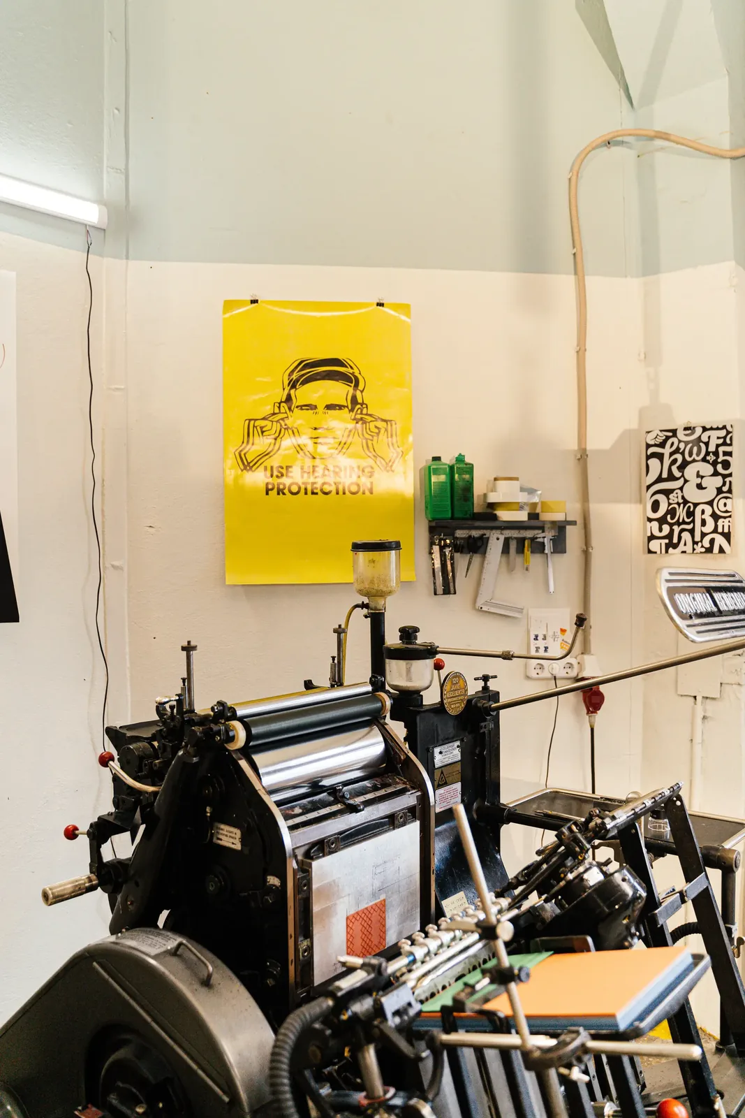 Art posters on display